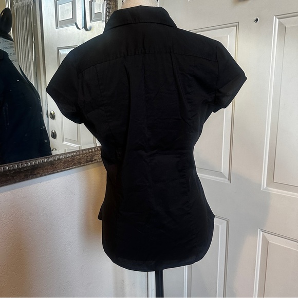 Black Button Up Top - Picture 10 of 11